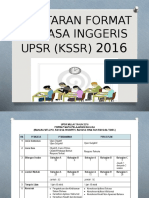 Penataran Format Bahasa Inggeris Upsr (KSSR)