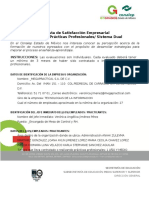 Encuesta de Satisfacción Empresarial Egresados / Prácticas Profesionales/ Sistema Dual