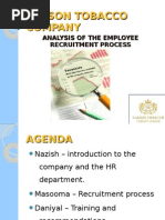 Lakson Tobacco Company Recruitment Overview | PDF | Human Resource Management
