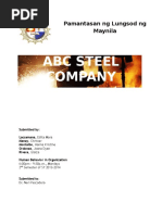 HBO Case Analysis - ABC Steel Company