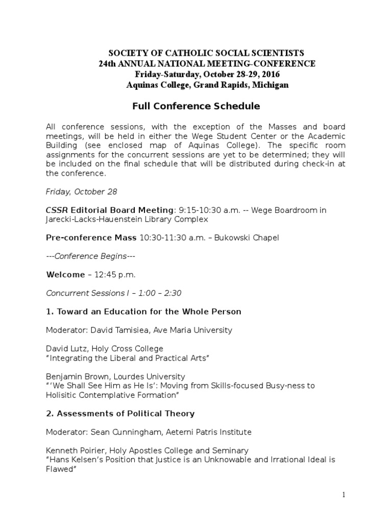 SCSS Conference Schedule COMPLETE PDF