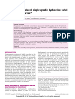 Disfuncion Diagragmatica Inducida Por Ventilador- 2016