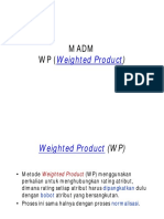 Multi Attribute Decision Making - WP