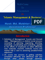 Concept of Management in Islam