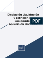 Disolución Liquidación y Extinción de Sociedades Aplicación Contable