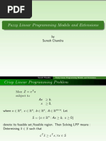 Suresh Chandra - Fuzzy Linear Programming Problem