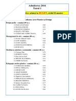 Ordin de Înmatriculare Master 2016