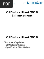 CADWorx Plant 2016 Enhancement