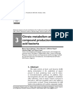 Citrate Fermentation With Lactic Acid Bacteria