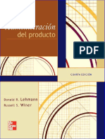 Administración Del Producto, 4ta Edición - Donald R. Lehmann