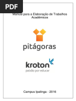 Manual Para Elaboração de Trabalhos Academicos