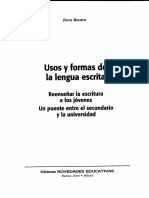 Riestra, D. - Usos y Formas de La Lengua Escrita PDF