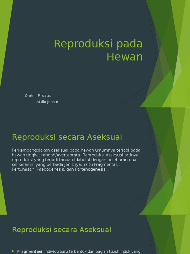 Reproduksi Pada Hewan