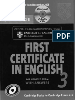 Cambridge First Certificate in English 3-Book PDF