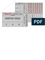 Tabla Roscas Torno Santos Vega T230 (Caja Norton)