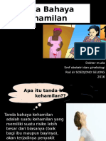 Tanda Bahaya Kehamilan - Penyuluhan