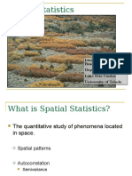 Spatial Statistics: Jonathan Bossenbroek, PHD Dept of Env. Sciences Lake Erie Center University of Toledo