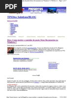 Dica Como Mudar o Caminho Da Pasta Documentos No Win7