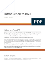 Introduction To BASH
