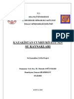 Kazaki̇stan Cumhuri̇yeti̇'ni̇n Su Kaynaklari (Water Resources of Kazakhstan Republic)