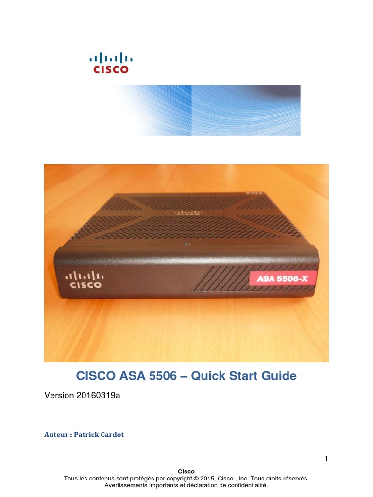 5506 Quick Start Guide Version 20160319a | PDF | l'Internet | Adresse IP