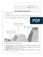 Avaliacao Diagnostica de Geografia 4ºb 3º Bimestre