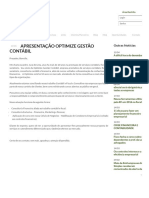Optimize - APRESENTAÇÃO OPTIMIZE GESTÃO CONTÁBIL PDF
