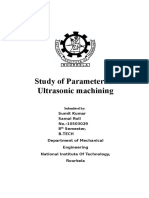 USM Study of Parameters of USM