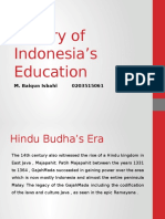 History of Indonesia's Education