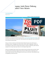 6 Alasan Dukung Reklamasi Pantai Utara Jakarta
