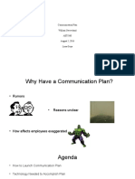 Wills Aet560 wk6 Signature Assignment - Communication Plan