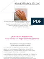 Curso Uñas Acrílicas y de Gel