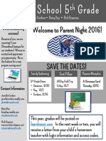 5th grade newsletter 2016