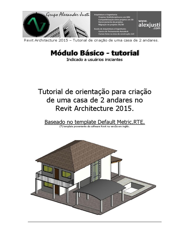 Tutorial Revit para Iniciantes | PDF | Autodesk Revit | Mídia artística