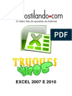 Truques Mágicos 1 Excel 2007 - 2010 - Apostilando