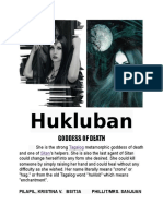 Hukluban: Tagalog Goddess of Death