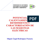 Potencias, Calentamiento y Rendimiento de Máquinas Eléctricas. Código IP