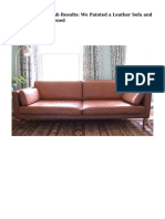 DIY Project Test Lab Results: We Painted A Leather Sofa and Here's What Happened