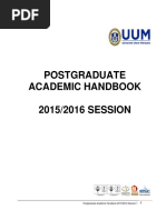 Postgraduate Student Handbook UUM