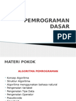 Pemrograman Dasar