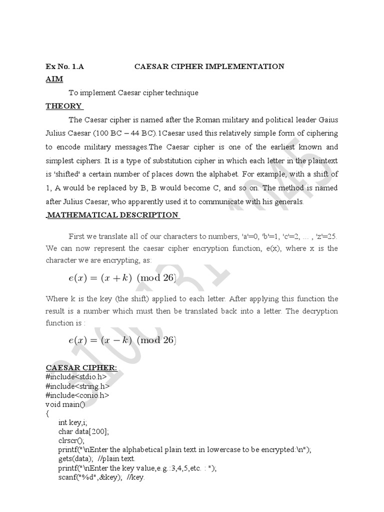 1 (Ciphers) | PDF | Cipher | Cryptography