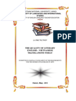 Download THE QUALITY OF LITERARY ENGLISH VIETNAMESE TRANSLATIONS TODAY LNG TH THYQH1E by Kavic SN32026161 doc pdf