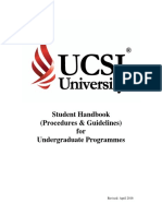 Student Handbook Undergraduate
