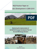 NGO Position Papers on Cambodia Development in 2009-2010