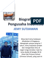 Biografi Pengusaha Indonesia Jemy Sutjiawan, Tokoh Pengusaha Indonesia Jemy Sutjiawan, Profil Pengusaha Indonesia Jemy Sutjiawan