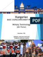 DLI Hungarian - Military Terminology (AF)