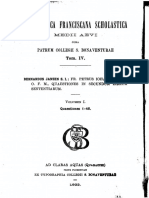 Petrus Iohannis Olivi, In Sent. II, Ed. Jansen I (q. 1 - 48)