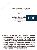 General Clauses Act 0