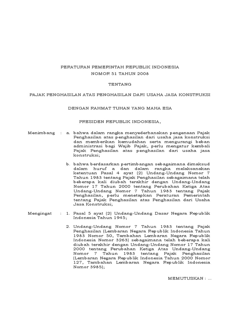 PP 51 2008 | PDF