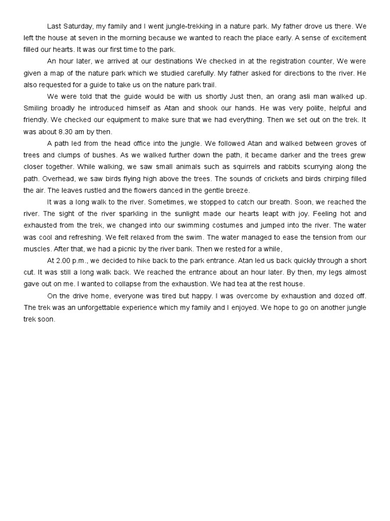 Jungle Trekking PDF Leisure